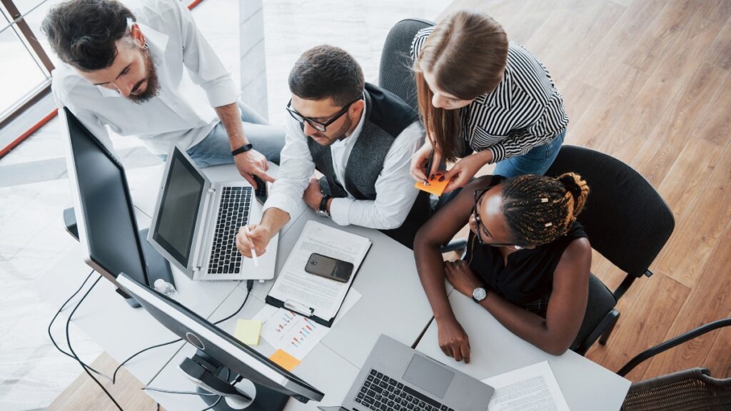 A team collaboration effort to improve website maintenance services