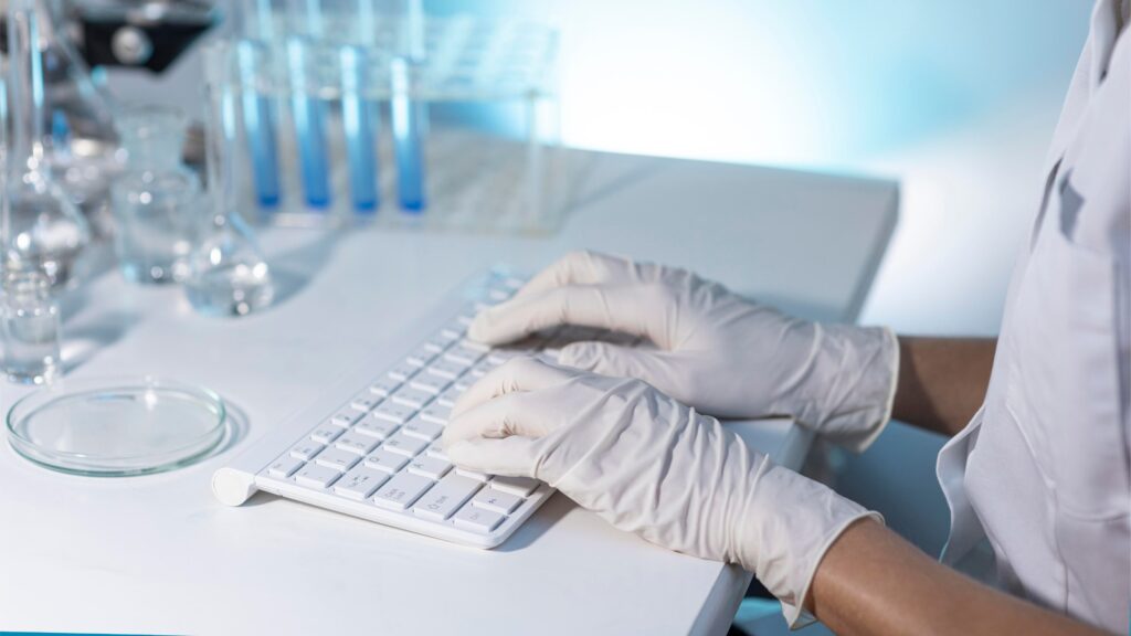 Healthcare professional leveraging marketing for stem cell clinics.